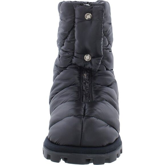 Miu Miu Women's Quilted Nylon Front Zip Foldable Winter Ankle Boots NWT - Picture 3 of 3